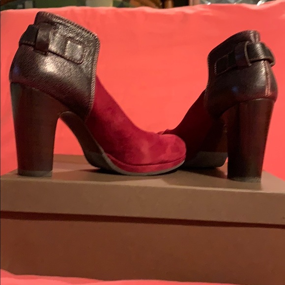 Chie Mihara burgundy suede pumps - Picture 7 of 9